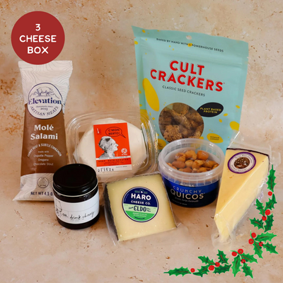 Image includes 3 Texas Cheeses and pairings for the holiday