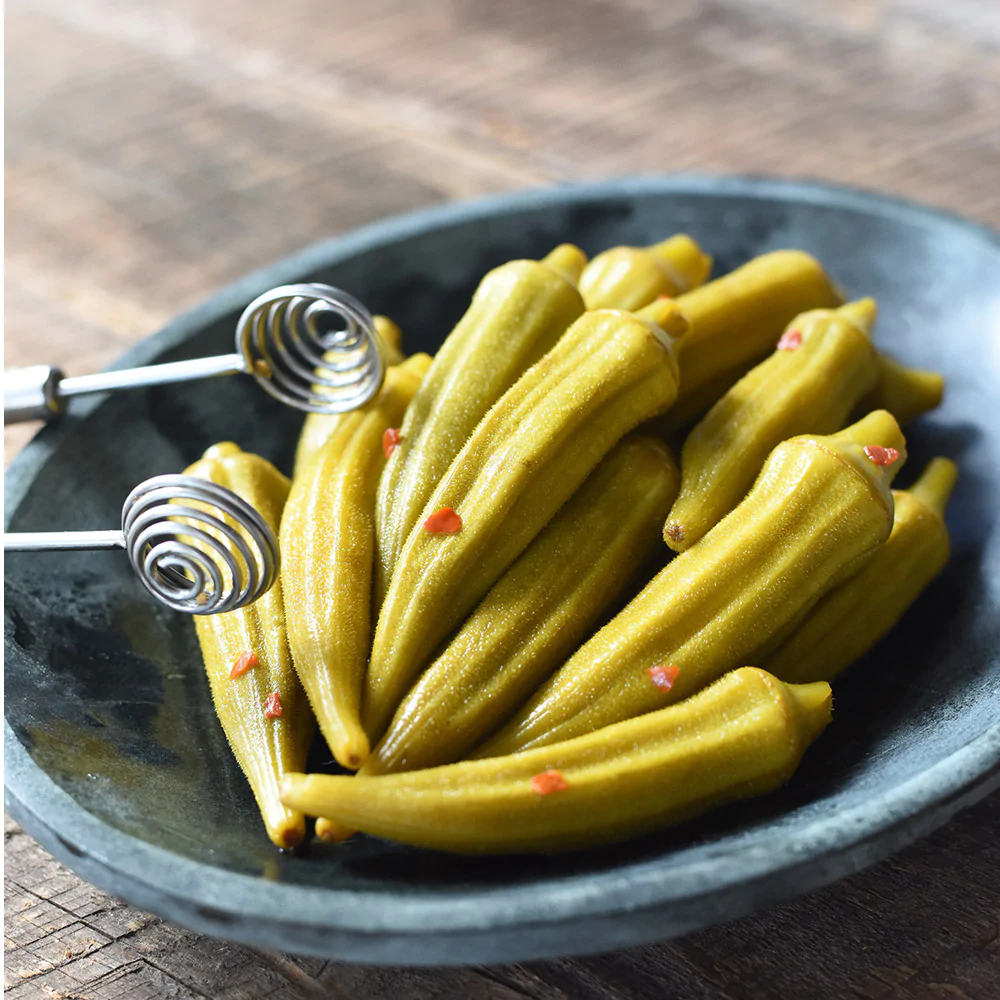 CRUNCHY OKRA PICKLES  / Divina / Italy / NT