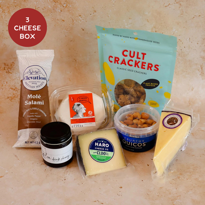 Image includes 3 Texas Cheeses and pairings for the holiday