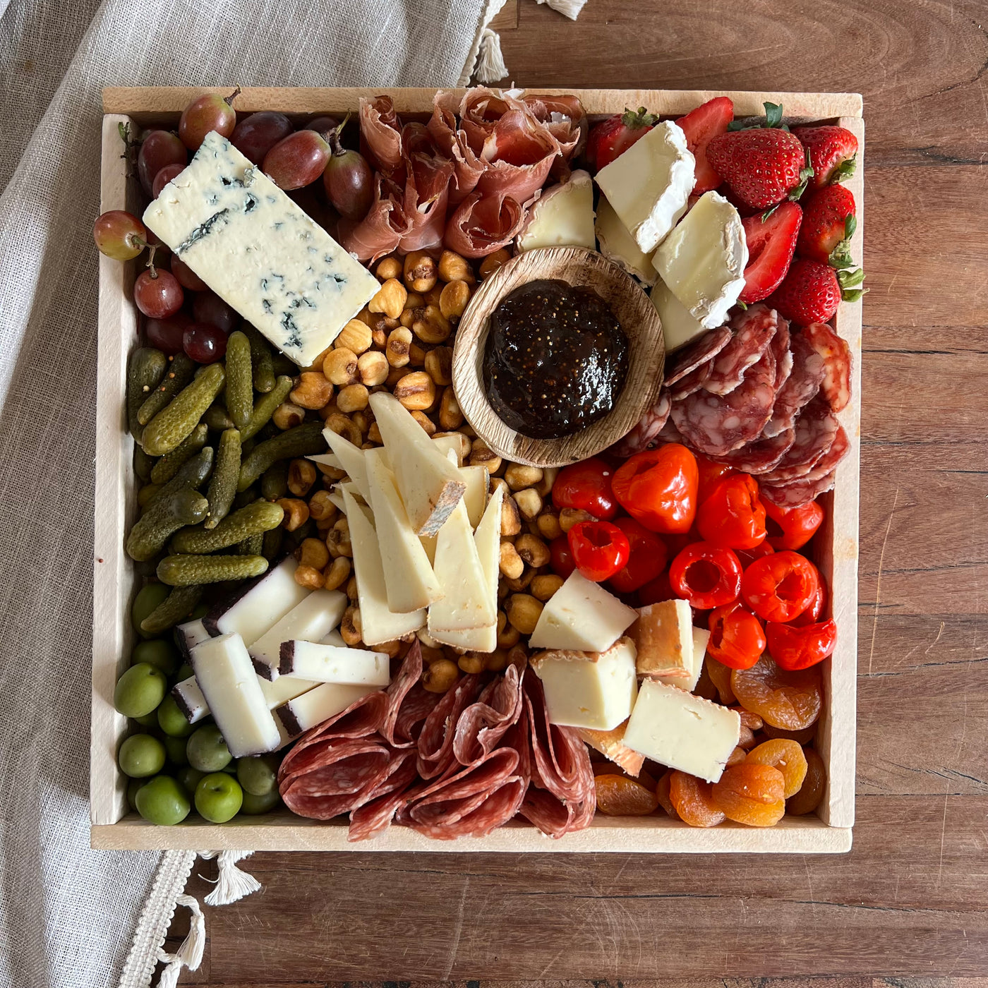 Small Cheese & Charcuterie Board overhead image