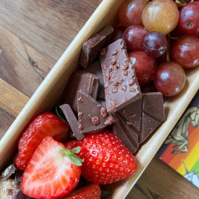 Upclose image of the dessert tray