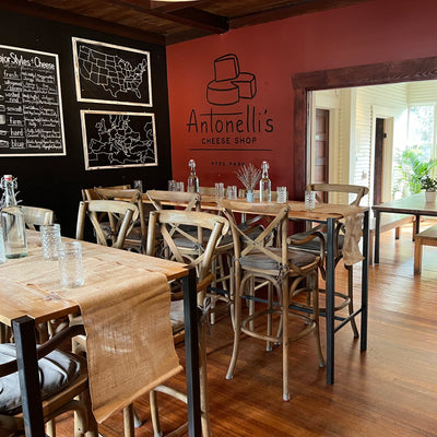 image of interior of antonelli's cheese house