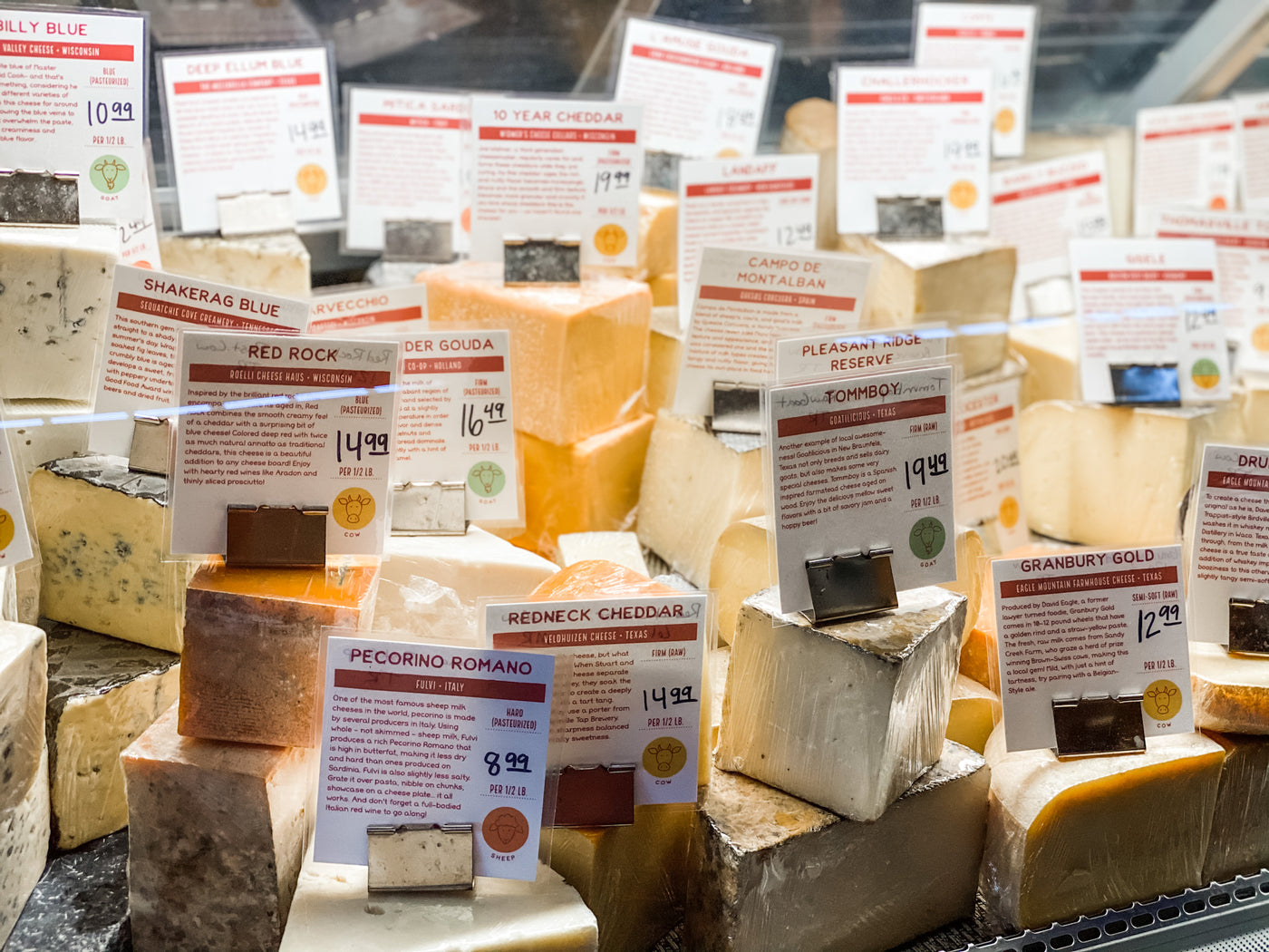 Image of the cheese case