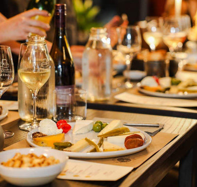 image of tablescape at antonelli's cheese