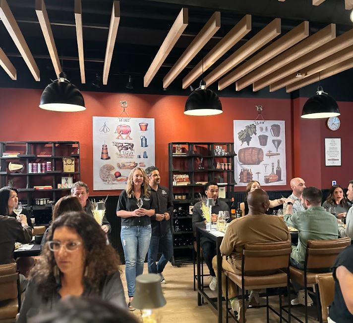 interior image of Antonelli's South lamar cheese tasting room