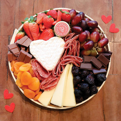 Char-CUTE-terie!  HEART(y) Valentine's Day Cheese Tray